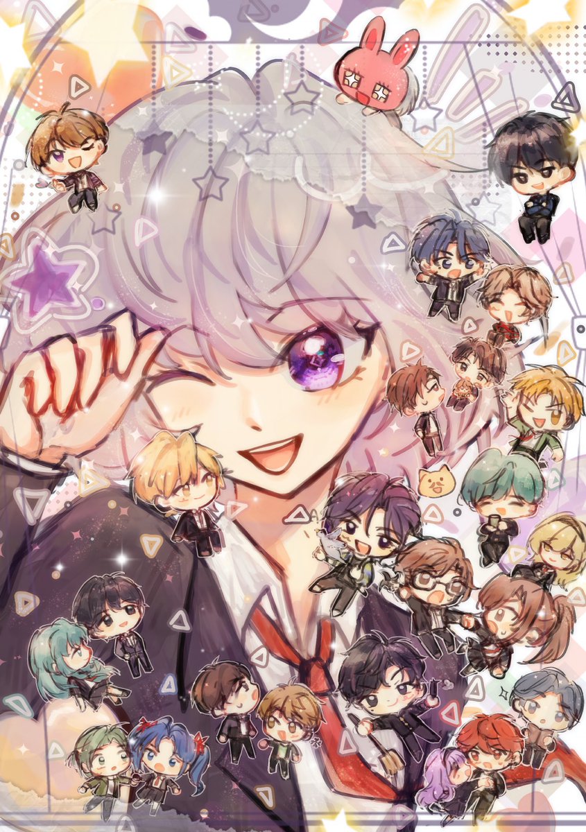 This full illustration was featured at Kameda-san’s booth.
If you’ve received this, I’m really happy!
Once again, thank you so much to Kameda-san for the invitation and for giving me the chance to join in and celebrate together with everyone in the fandom, even from afar 🤲💖💖