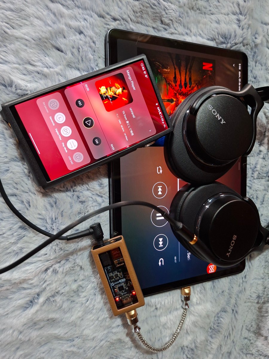 Christian_Sun20's tweet photo. -iBasso DX170
-Sony MDR-1AM2
-Questyle M15¡
-ddHiFi TC07S 

M15¡ tiene una cualidad que no necesito hacer bit-perfect para usarlo en dispositivos y que suene como si hiciese bit-perfect con cualquier App 🤗 https://t.co/8ia5IblG40