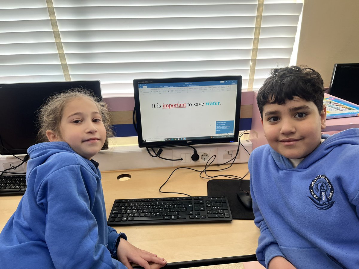 Monamaanieh11's tweet photo. My Grade 3 students are practicing on the Word program and doing a great job! So proud of their effort and progress 👏💻 
@NElakhdar  @school_ais10482 https://t.co/AprLwJzQR6