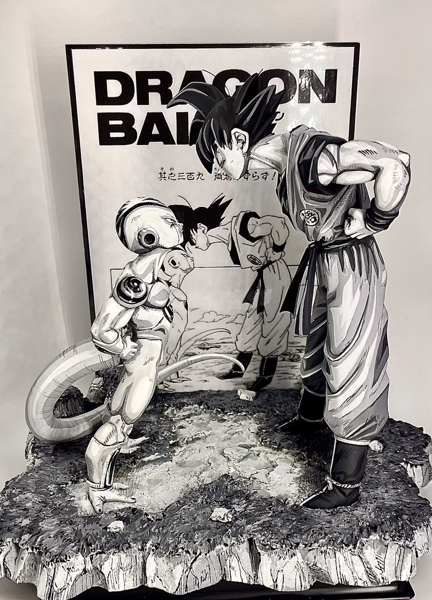 ドラゴンボール】フィギュア🛠️カスタムリペイント🎨悟空vsフリーザ