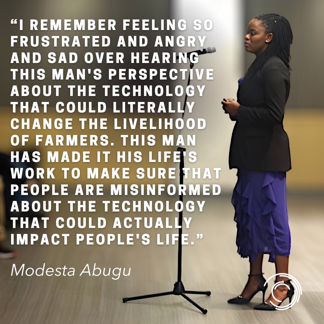 storycollider's tweet photo. Modesta Abugu couldn’t believe it — someone was dedicating their life to spreading misinformation that was hurting farmers. 😡🌾
Don't miss @modestannedi on this week’s episode of The Story Collider.
🎧 https://t.co/CZTPaYQA5x
#ScienceStorytelling #FightingMisinformation https://t.co/LYPRtu3guq
