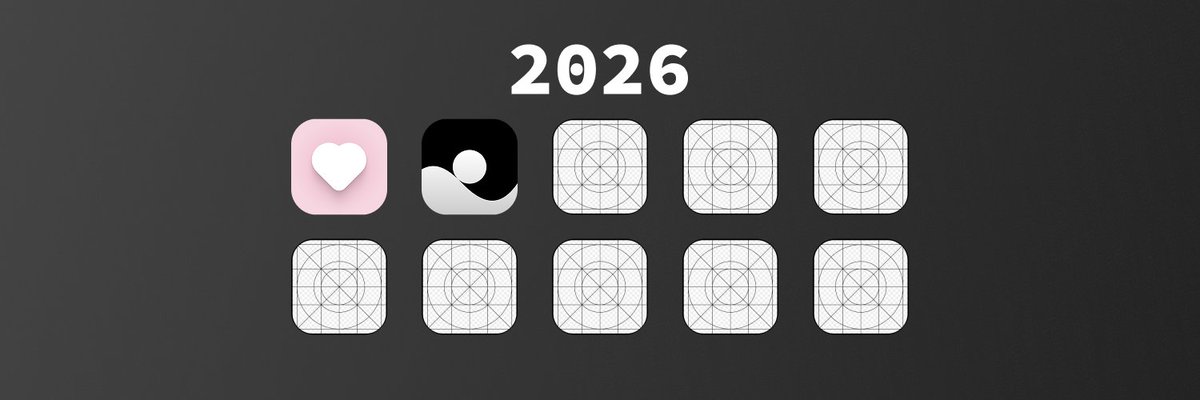 moonfarm_dev's tweet image. we updated the breathing exercise app logo, so it's only fair we update our twitter banner.

i think it fits quite well with the minimalistic emotion tracker logo, what do you think? 🤔