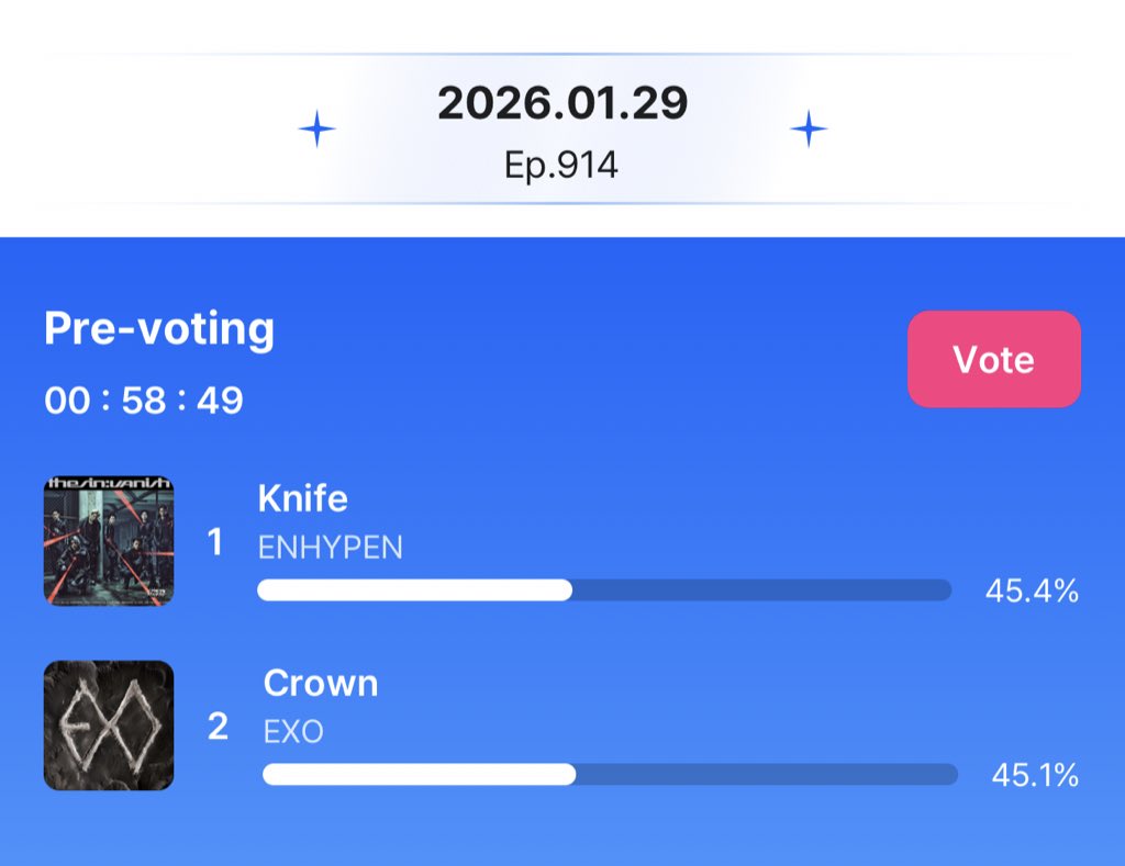 WEAREONEunited_'s tweet photo. It’s now or never, EXO-Ls. 💪✨

One last push, one final effort—let’s give it everything we’ve got. MASS VOTING STARTS NOW!! 

DROP THE TAGS, EXO L. 🔥🔥🔥🔥🔥🔥🔥🔥🔥🔥🔥🔥🔥🔥

#엠카_크라운은_엑소 
#EXO_get_The_Crown https://t.co/CXHHEZ1qQi