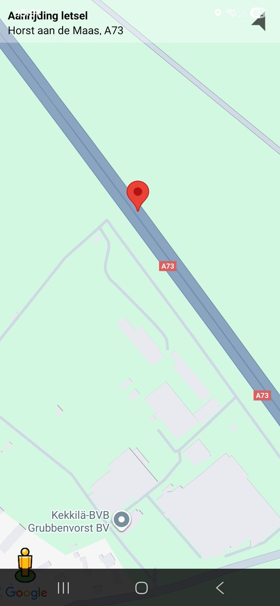 Aanrijding met letsel op A73