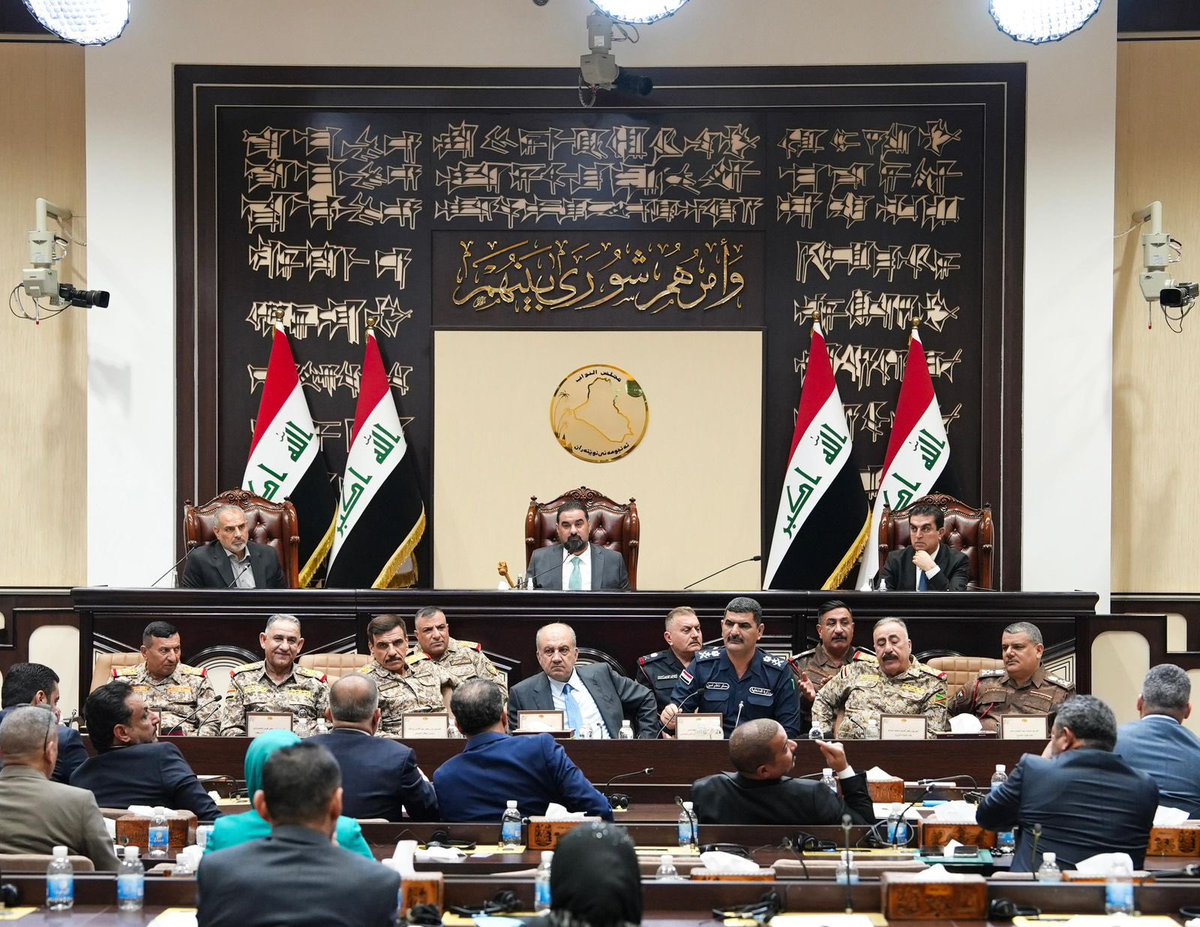 Irak Temsilciler Meclisi’nde, Savunma Bakanı’nın katılımıyla Suriye’deki gelişmeleri görüştük. 

Kerkük’te güvenliğin artırılması, güvenlik güçlerinin teyakkuz halinde olması ve PKK’nın uzantılarının şehirde kargaşa yaratmasına izin verilmemesi çağrısı yaptık.