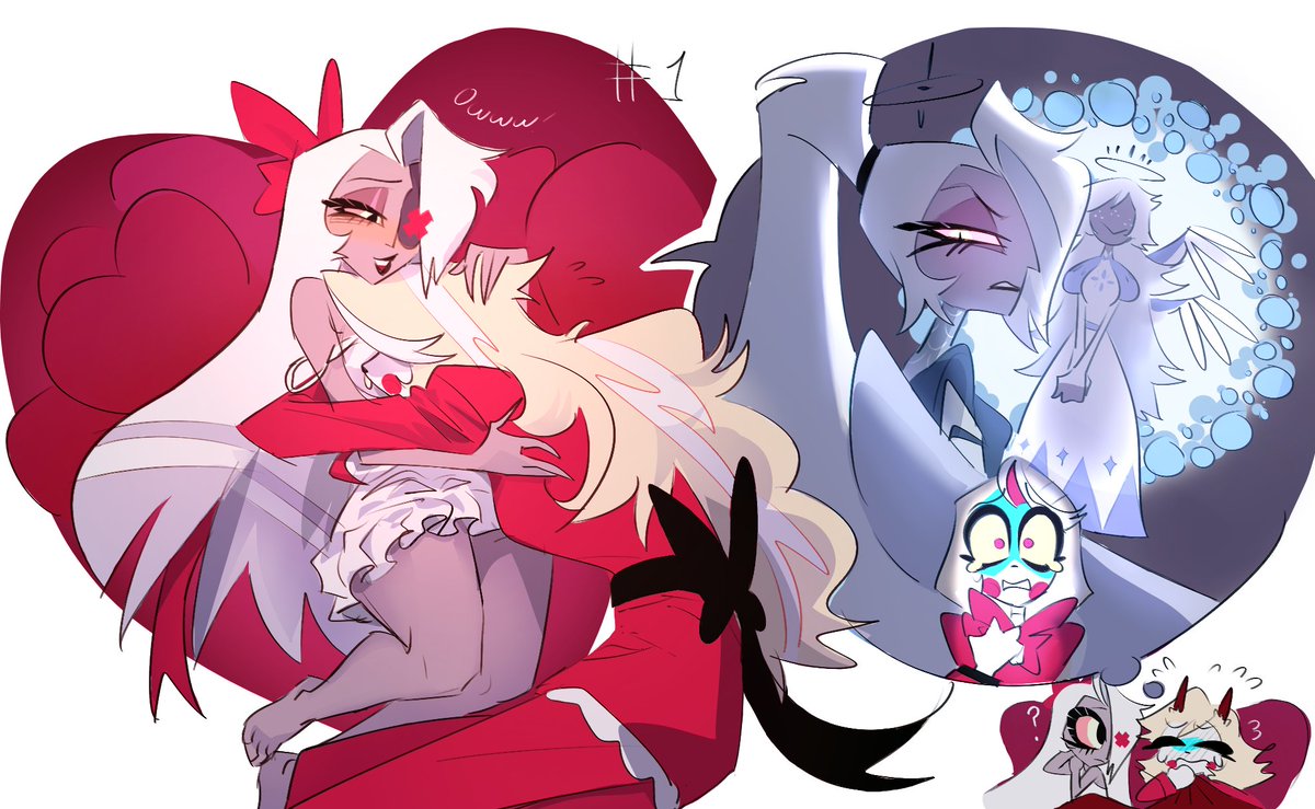 ch00ls's tweet photo. DIA 1 DEL #ChaggieWeek2026 YAAAAY 🥳🥳🥂 #CharlieMorningstar #vaggi #HazbinHotel https://t.co/BClj3jKDtR