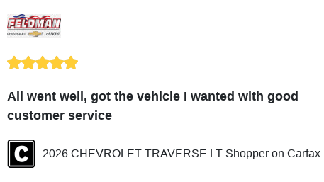 Feldman Chevrolet of Novi tweet media