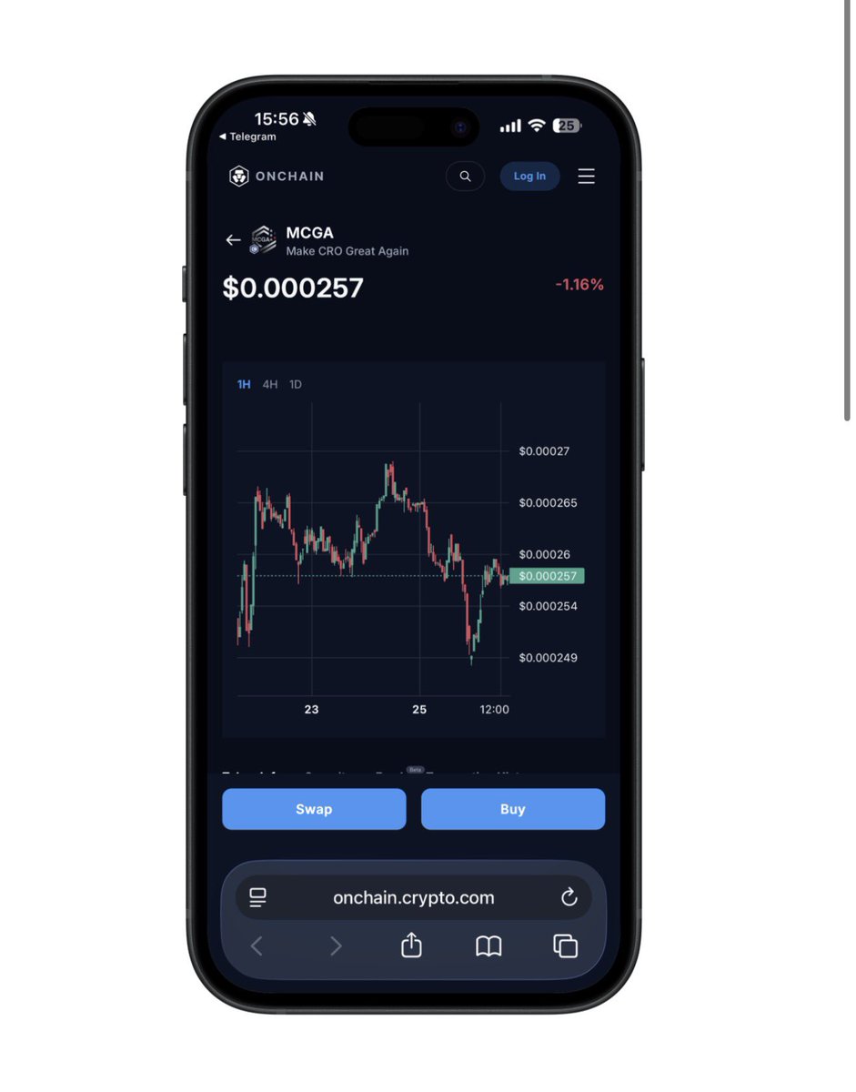 212MCGA's tweet photo. 🚨BREAKING

The new @onchain_wallet trading app is LIVE and #CryptoCom just listed $MCGA on Day 1 👀

Make #CRO Great Again.
Official app link in the comments 👇 https://t.co/Dvcwe4HY2R
