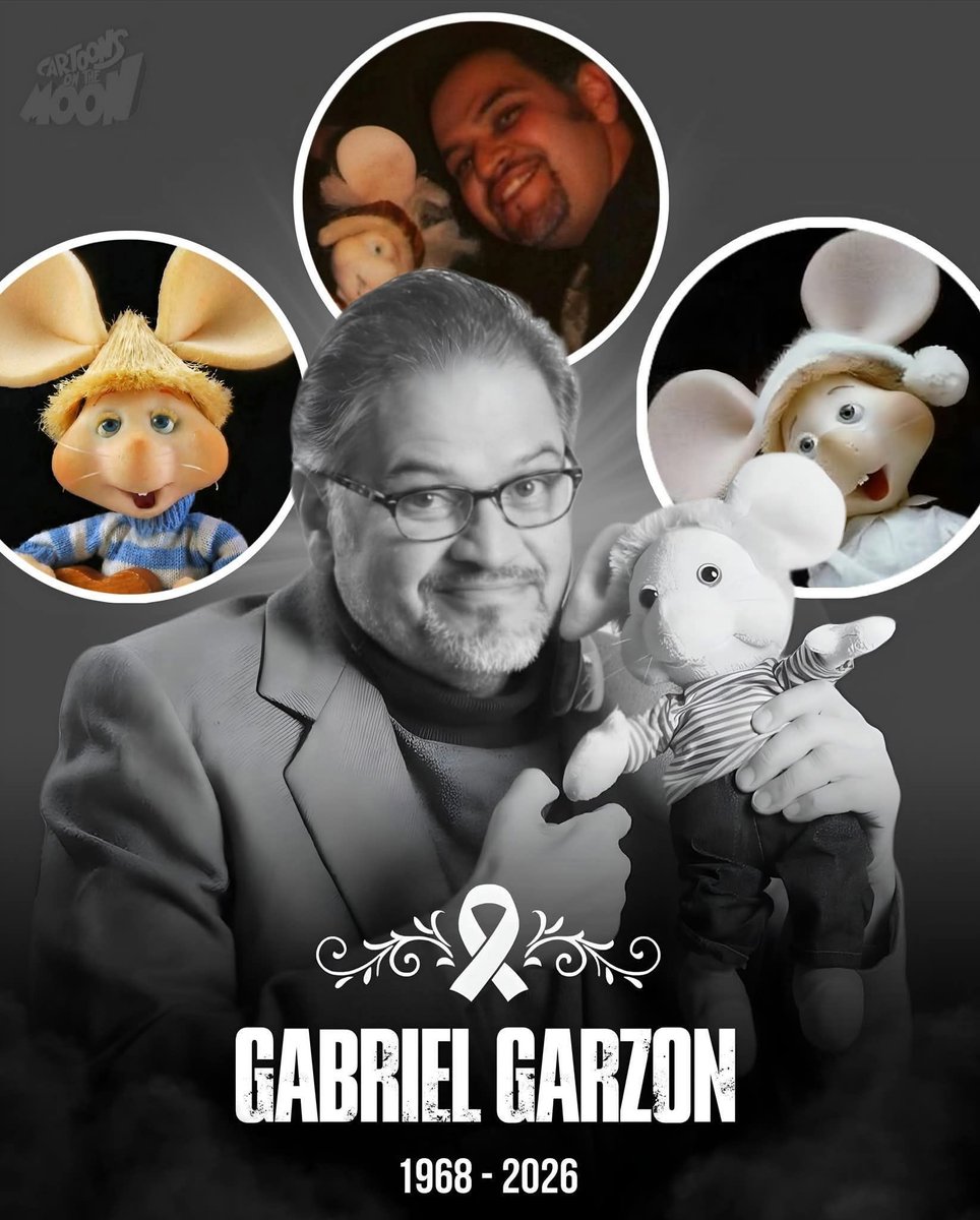 OficialBurbujas's tweet photo. #TopoGigio #GabrielGarzon
Descanse en paz el actor de doblaje y voz de Topo Gigio, Gabriel Ernesto Garzón, además colaborador de muchos otros programas infantiles, incluyendo Burbujas y Tío Gamboín.
Abrazo enorme hasta el cielo 😇🙏 https://t.co/cdnZX7mKnH