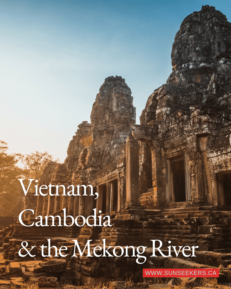 sunseekerswt's tweet photo. Join Sunseekers World Travel for Fascinating Vietnam, Cambodia &amp; the Mekong River
March 29 – April 10, 2027

Contact Alice Espenell for more info or to book your spot

📍 - 3-605 Sterling Lyon Pkwy
📲 - Cellular: 204-825-8227
📧 - alice@sunseekers.ca
🌐 - https://t.co/FsNq5YRZgq https://t.co/ithqdVjz6U