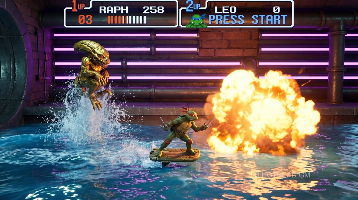 TMNT IV: Turtles in Time (SNES) Remake Concept 🐢

A fast and fun beat ’em up packed with personality and couch co-op vibes.
Originally released on SNES in 1992 📆
Teenage Mutant Ninja Turtles IV: Turtles in Time reimagined with Unreal Engine 5 ✨
-
With its colorful stages,