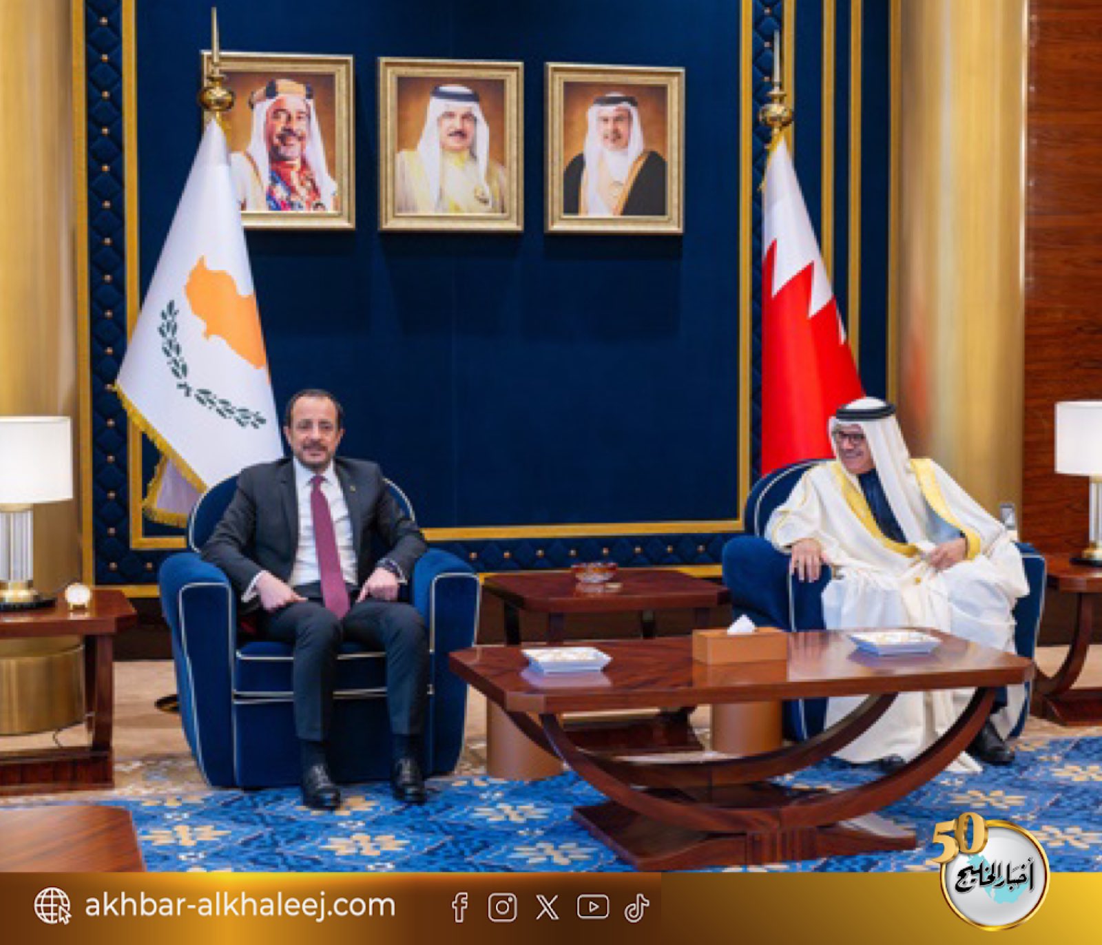 مغادرة الرئيس القبرصي في ختام زيارة لمملكة البحرين #البحرين 