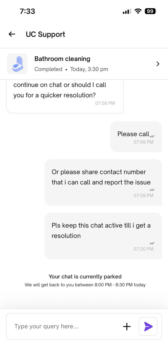 dottyjohnson's tweet photo. Dear @urbancompany_UC @UC_Assist repeated scam in the name of intense bathroom cleaning. No scrubber used, wall tiles spoilt with chemicals , when complaint raised customer support is only arranging for a revisit in the next available slot for the technician. UrbanCheaters !! https://t.co/sQz1BzKFSL