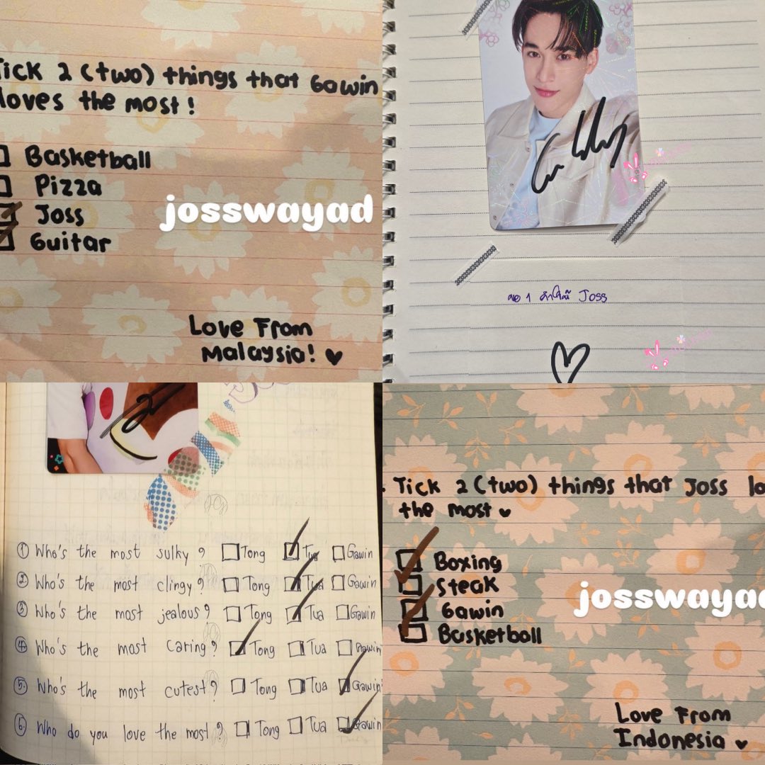 josssaranghae's tweet image. Proving time and time again that they love each other 🤭

JOSSGAWIN GUINZLY FAM GREETING
#สนามอ่านเล่น2026xJossGawin