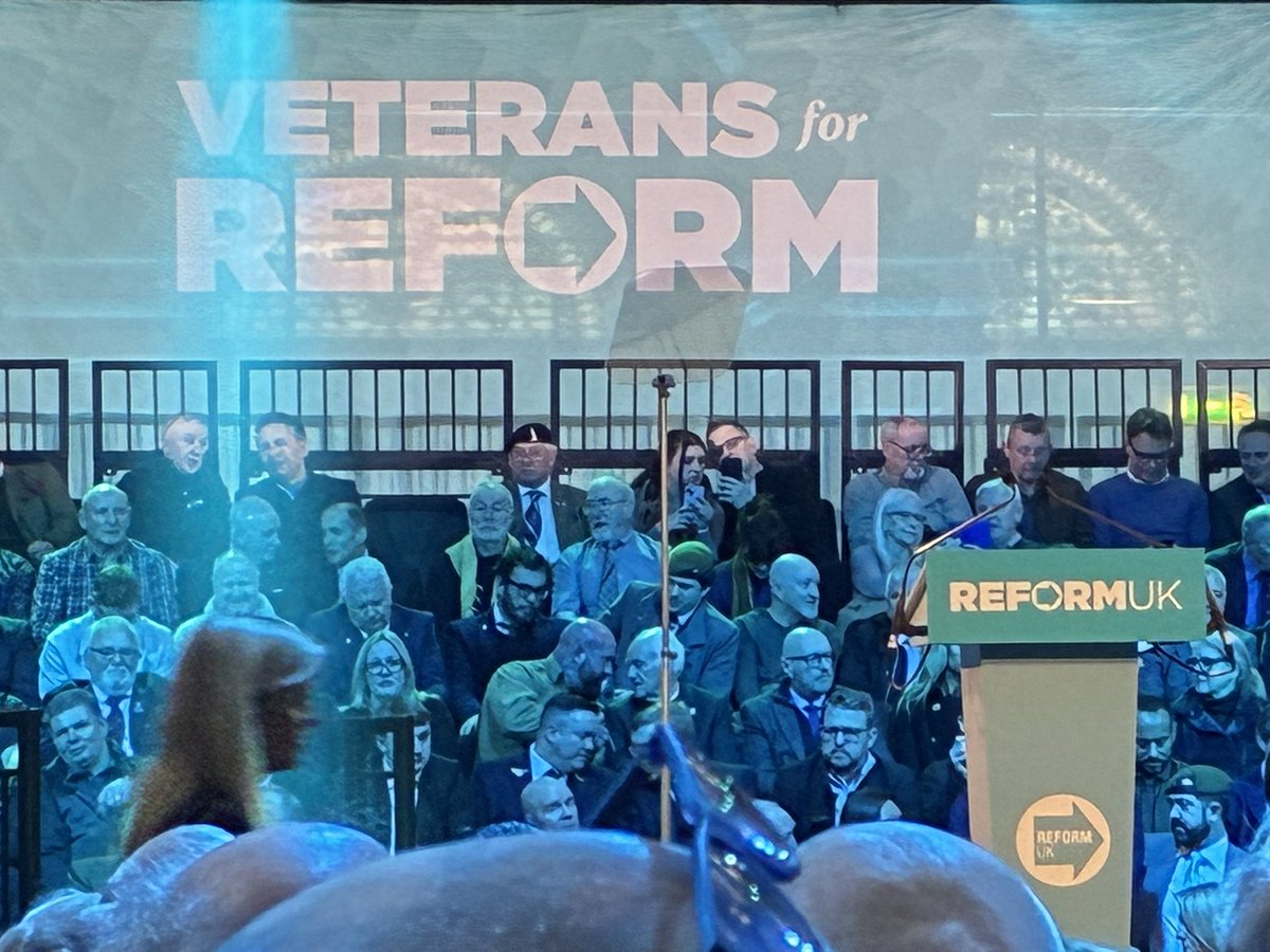 Just left the Veterans for Reform event. The atmosphere was euphoric when Suella came on stage.