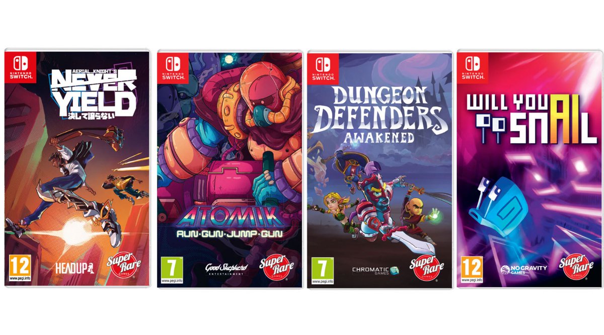 Our sale on 4 Nintendo Switch Super Rare Games titles is ending on