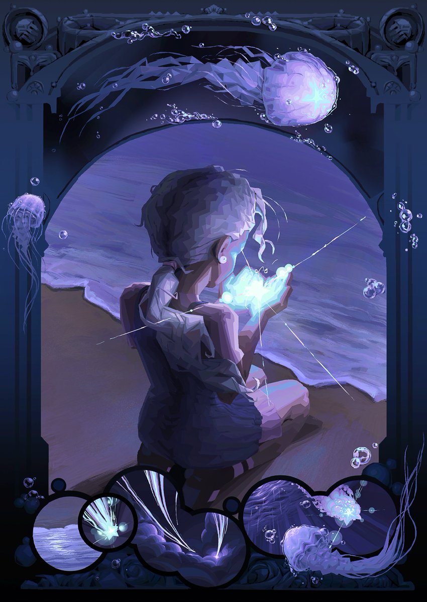elupsis's tweet photo. @Frederic_Molas Hello, je fais de la peinture digitale et je boss sur un projet perso de jeu de carte également, je serais donc assez familier avec certaines problématiques et contraintes :)

https://t.co/y3WjzkGD17 https://t.co/PzyN0YT4ad