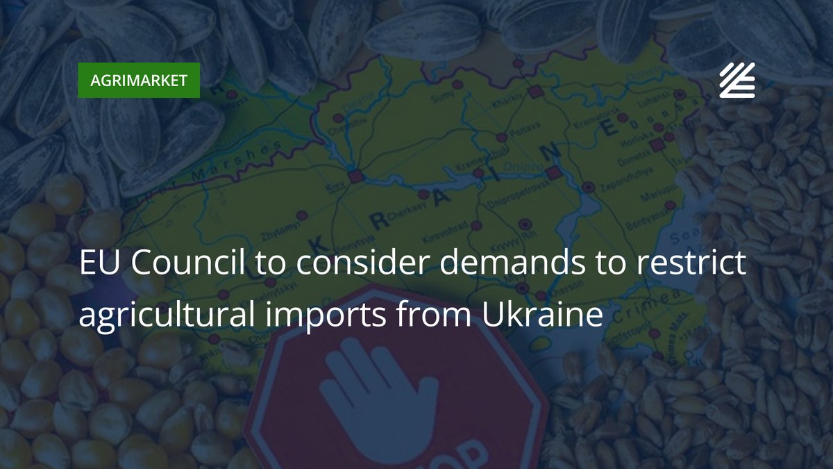 UkrAgroConsult's tweet image. 🇪🇺🇺🇦 #EU Council to consider demands to #restrict #agricultural #imports from #Ukraine

The EU Agriculture and Fisheries Council on January 26, at the request of #Poland along with #Hungary, #Slovakia and #Austria.

Read more 👉surl.li/nlazns