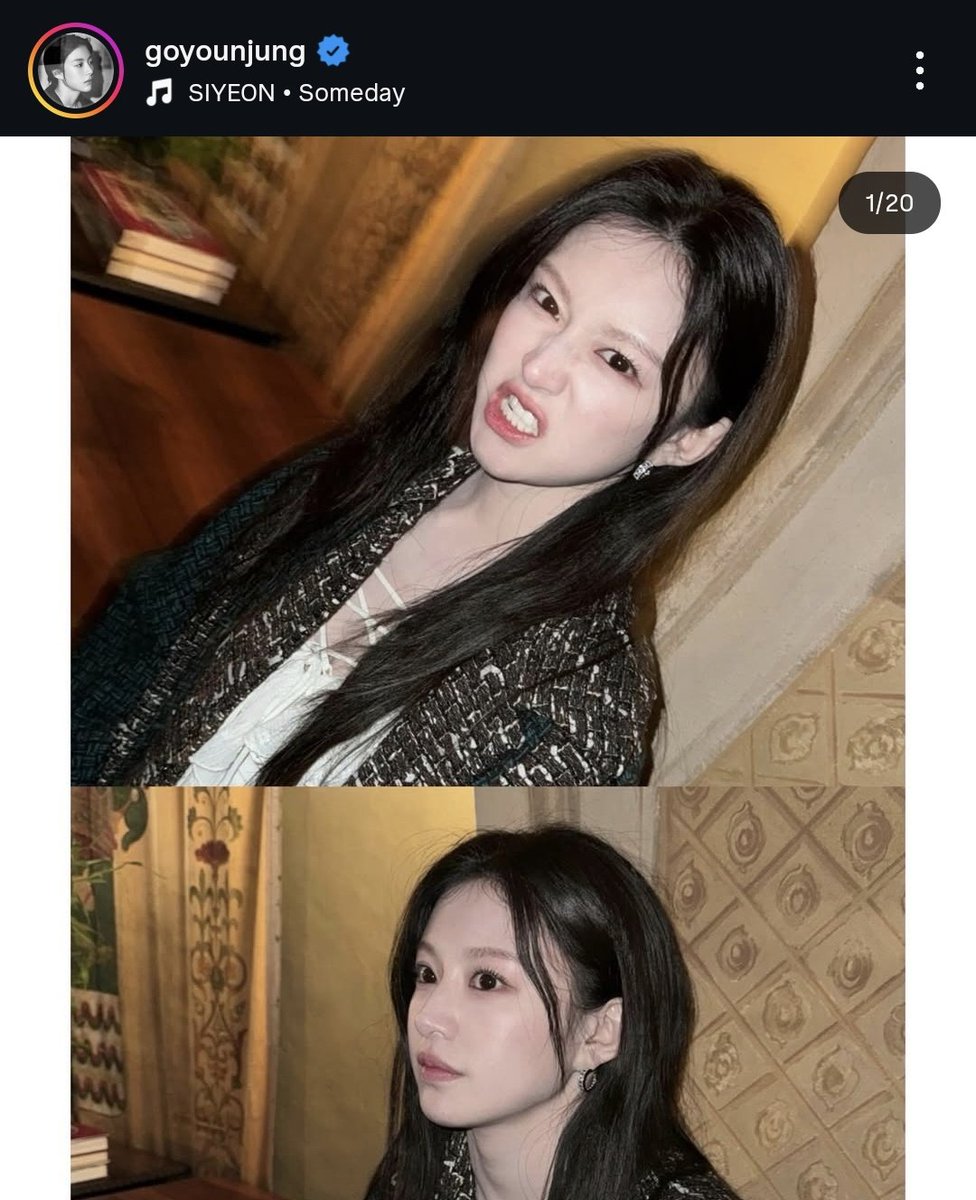 🐺 260126 | Go Youn-Jung, actress from 'Can This Love Be Translated?', posted on Instagram using Siyeon's Someday! 

#ChRocktikal #CRTK #크록티칼 <a href="/CRTK_official/">ChRocktikal (크록티칼)</a>
