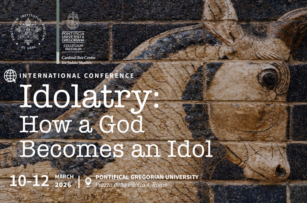 UniGregoriana's tweet photo. 📌 The international conference aims to explore the emergence of the concepts of “false gods” and “mistaken worship.” How does a god become an idol?

🔗 https://t.co/KdswsQJrxM https://t.co/0VAlGQDIFr
