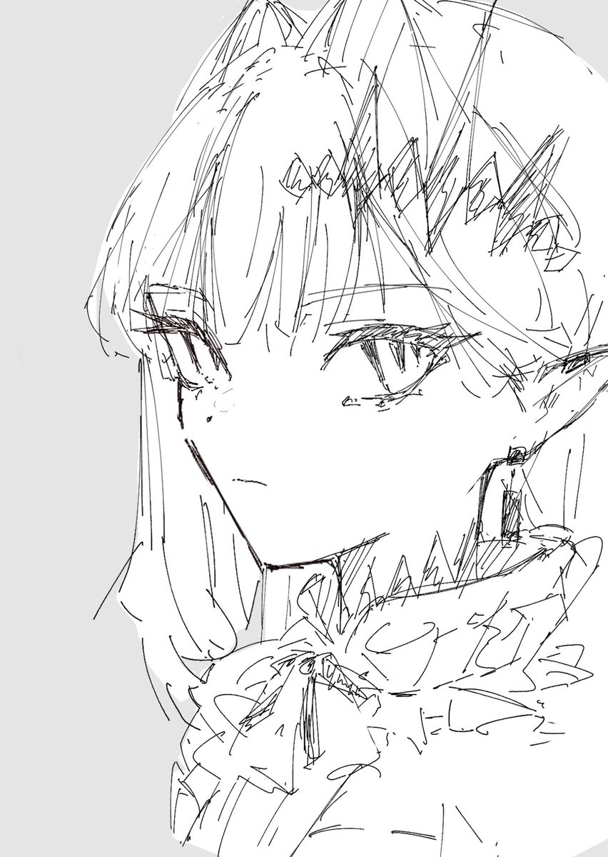 1月になって初めて絵描きました 完全に描き方忘れました