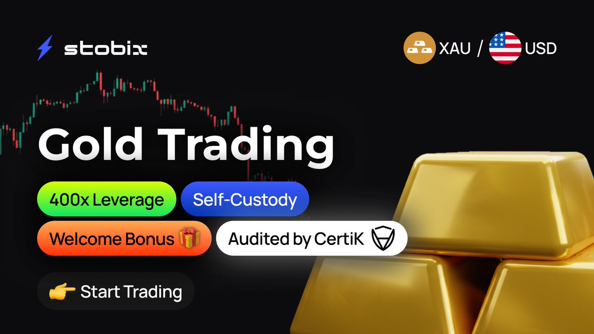 🥇 Gold Just Made History.

Gold has broken $5,000/oz for the first time ever, confirming a major bullish breakout.

Trade Gold (XAU/USD) on Stobix Futures with up to 400× leverage ⚡ 
👉 app.stobix.com/futures/XAU/US…

• XAU/USD trades near $5,050
• 24h high around $5,110
• Holding