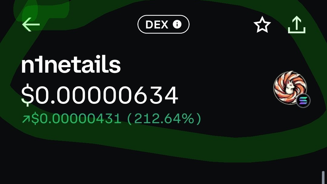 Major accomplishment n1netails has now bonded to dex and its showing up on coinbase this is exciting times #Coinbase #DEX #pumpfun