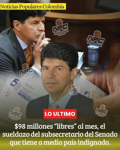 Saúl Cruz Bonilla es el nombre del subsecretario del Senado que gana la bobadita de 98 millones mensuales.
Qué hace éste zángano para merecer esa astronómica suma de dinero? 
Nada.
Para acabar con éstos míseros   puestos, Asamblea Nacional Constituyente.