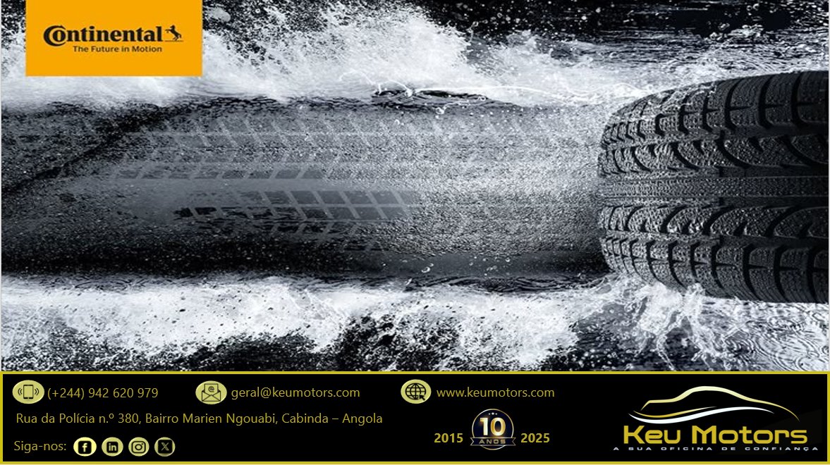keumotors's tweet image. Pneus Continental, qualidade alemã, na sua oficina de confiança em Cabinda. 
Estamos à sua espera na Rua da Polícia, de frente ao Largo do Ambiente, na cidade de Cabinda.
#KeuMotors #Cabinda #CastrolAutoService #Multimarcas #Continental