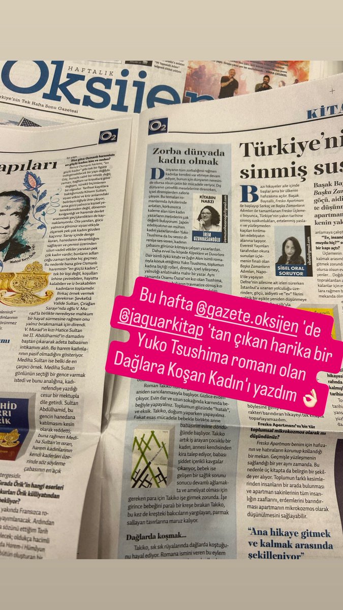 Zorba bir dünyada kadın olmak... Dağlara Koşan Kadın <a href="/JaguarYayinlari/">Jaguar Kitap</a> <a href="/GazeteOksijen/">Oksijen</a> ❤️