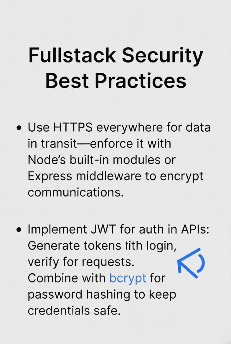 atechwebsol's tweet photo. ✅ Implement JWT for auth in APIs: Generate tokens on login, verify on requests. Combine with bcrypt for password hashing to keep credentials safe. https://t.co/qCz7wstzgJ
