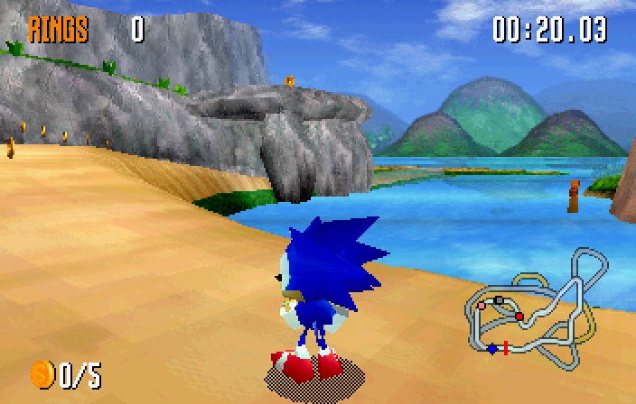memory_fallen's tweet image. Everyone knows that *Sonic R* is a racing game. But... maybe it doesn't have to be?

My new *R&amp;amp;R mod*:
* Adjusts controls to make exploration easier.
* Gives you unlimited time to look for Emeralds and tokens.
* Lets you unlock extra characters without racing.

More below...!