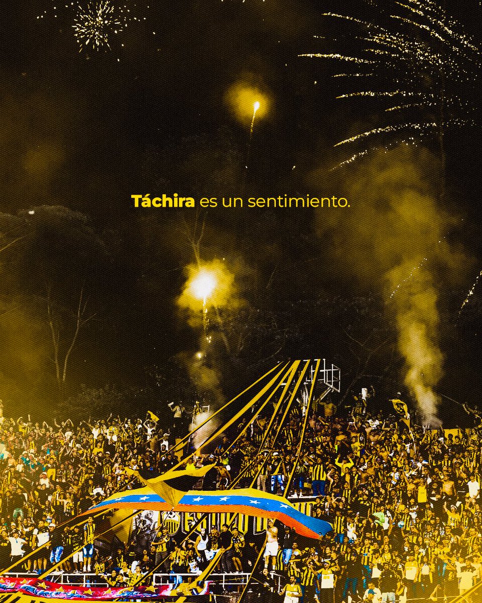 DvoTachira's tweet photo. El jueves, todos los corazones AURINEGROS latirán en Pueblo Nuevo por una misma ILUSIÓN ✨

#VamosTáchira 💛🖤 https://t.co/D94ZsJPOWU