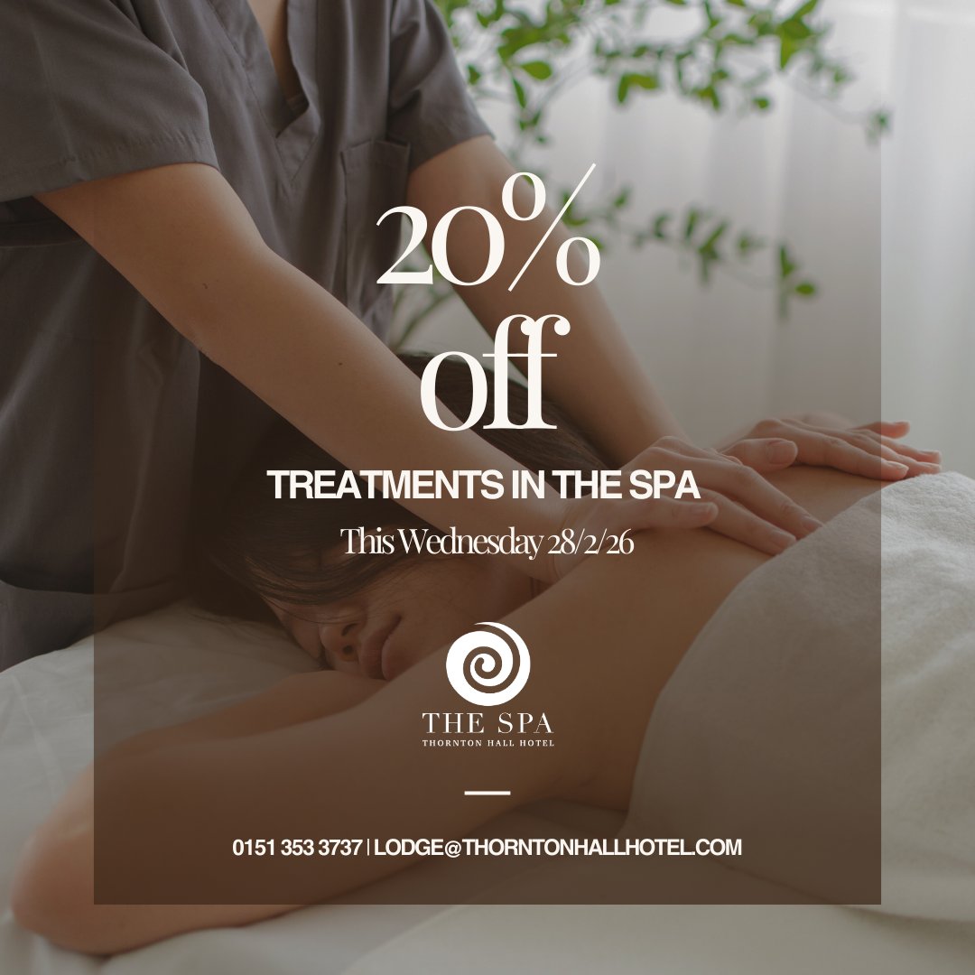 thornton_hall's tweet image. ✨FLASH OFFER✨

why not treat yourself to a mid-week treat to relax &amp;amp; unwind?🫧

Prioritise yourself and book now using the information above! 🧖‍♀️

 #ThorntonHallSpa #TreatYourself #SpaLife #Wellness #PamperYourself #SpaOffer #SelfCare #RelaxAndUnwind #MidWeekTreat #SpaDay