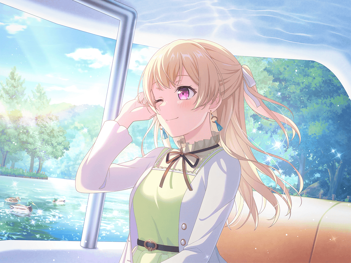 BandoriParty's tweet photo. 🌎 NEW EVENT -- "Off Shots in Blooming Season" 🎡

The next VS Live event on the Worldwide GBP server features 3★ Chisato &amp; 2★ Eve! 

⏰ Countdown ↓
https://t.co/r4FdmjicjJ

#bangdream #bandori #timerdoriEN https://t.co/qlwCCsvnm6