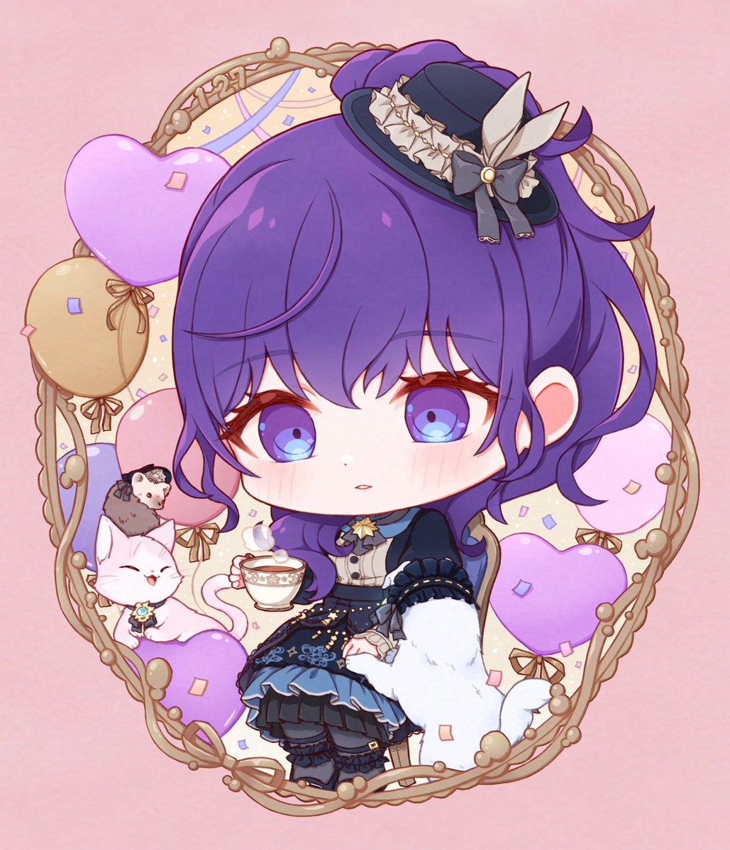 oyasumirakko's tweet image. 🎈🦔🐱🐶🎉