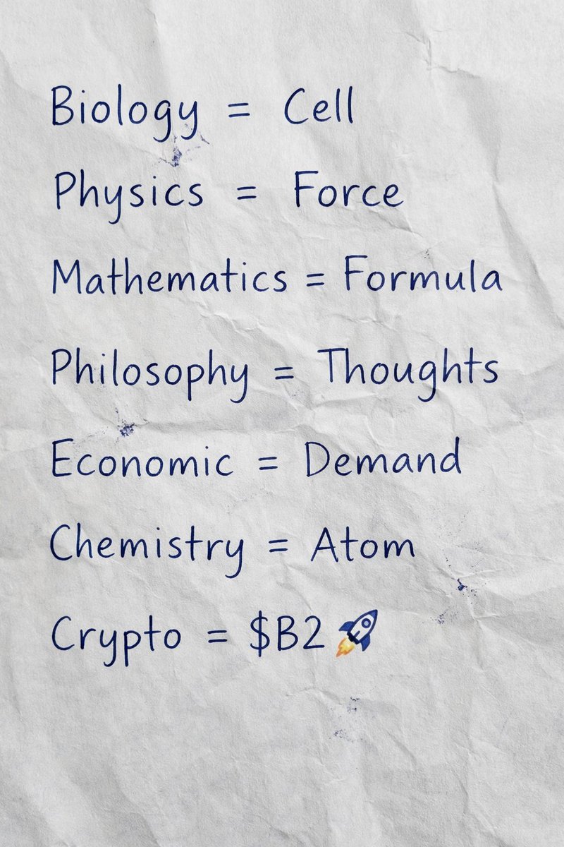 They said focus on your studies…
I did.
And the final exam answer was:
👉 Crypto = $B2 🚀

Education prepared me for everything… except how early $B2 would be. 
<a href="/BSquaredNetwork/">B² Network | Scaling Bitcoin</a>
#B2  #AIAgents