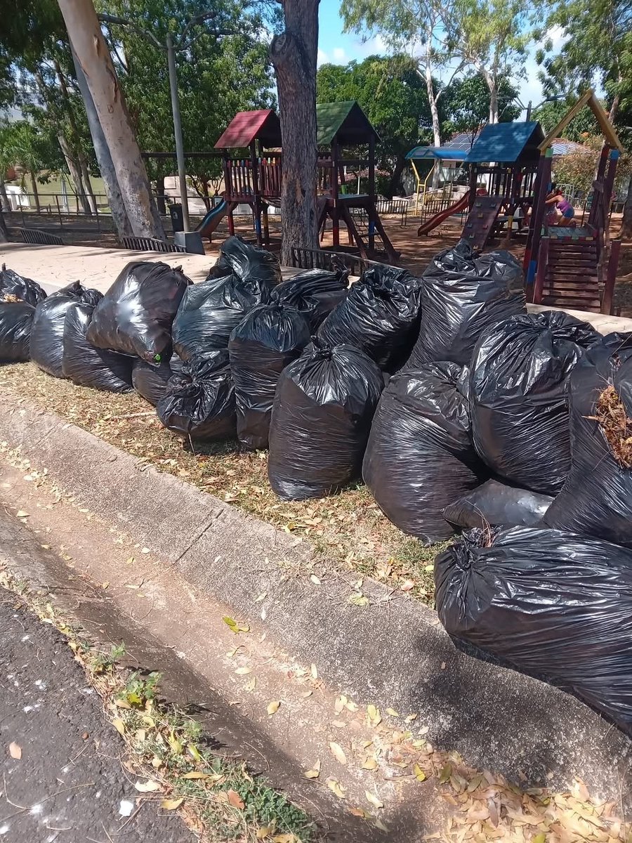 La Alcaldía de Chitré, junto al personal de labor comunitaria, desarrolló una jornada de limpieza en el corregimiento de San Juan Bautista, específicamente en el Parque de Buenos Aires.