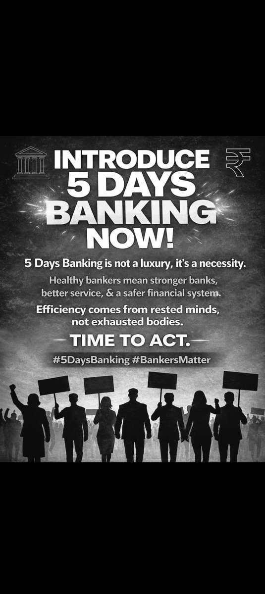 #5DaysWeekForBankers