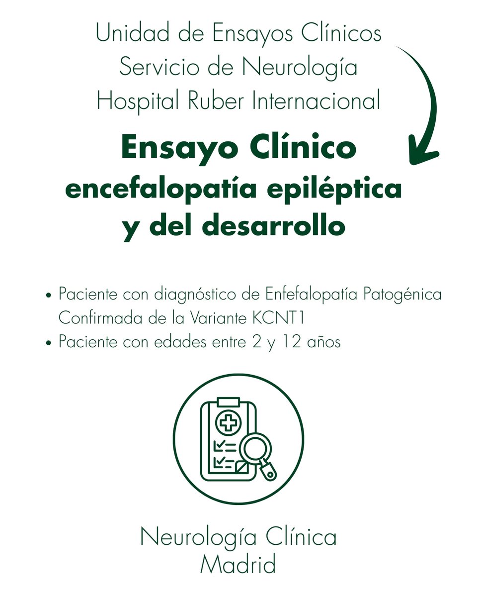 neurologiaclinica.es/ensayos-clinic…

#EnsayoClínico #encefalopatíaepilépticaydeldesarrollo #epilepsia #investigaciónepilepsia #KCNT1