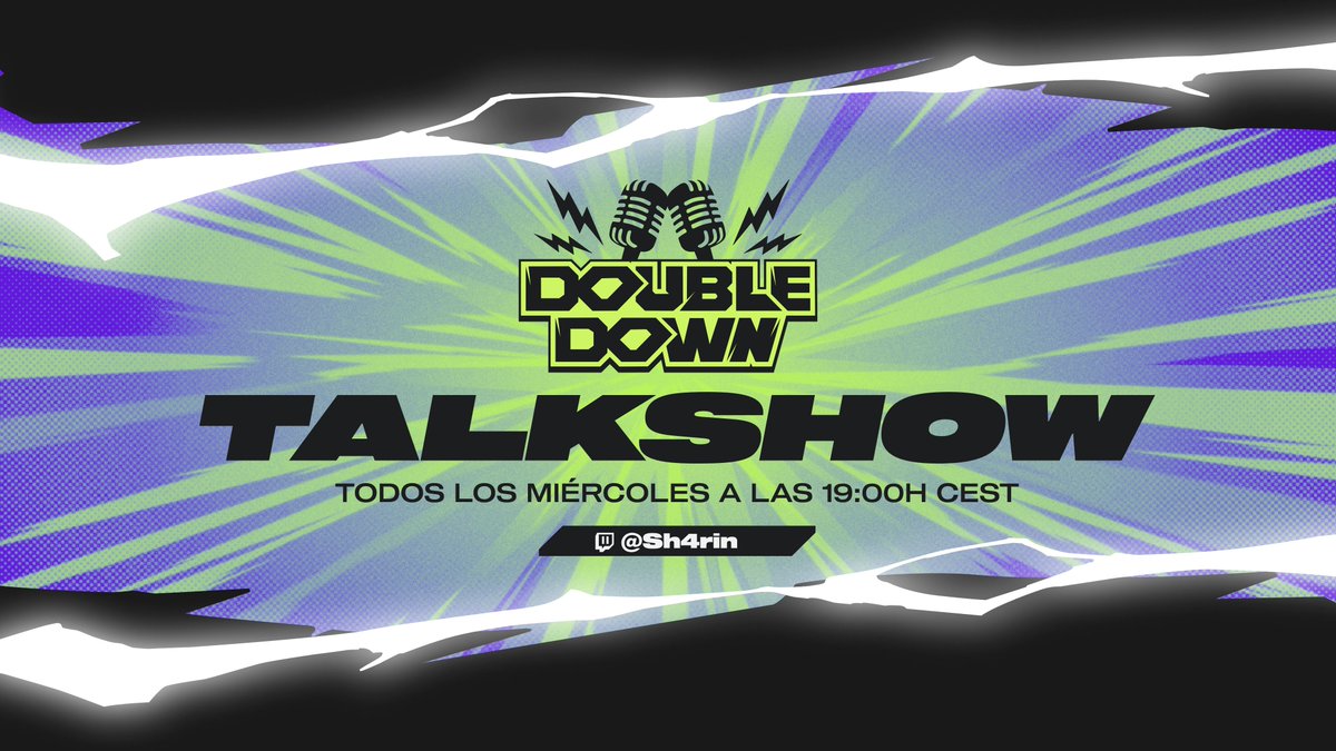 ¡Bienvenidos a DOUBLE DOWN!

Tu programa semanal de 2XKO donde hablaremos de todo lo relacionado con el juego: debates, torneos, resultados, y mucho más.

🗓️Todos los miércoles
⏰19:00 CEST
🎥Twitch.tv/sh4rin

Empezamos este miércoles con invitados muy especiales👀