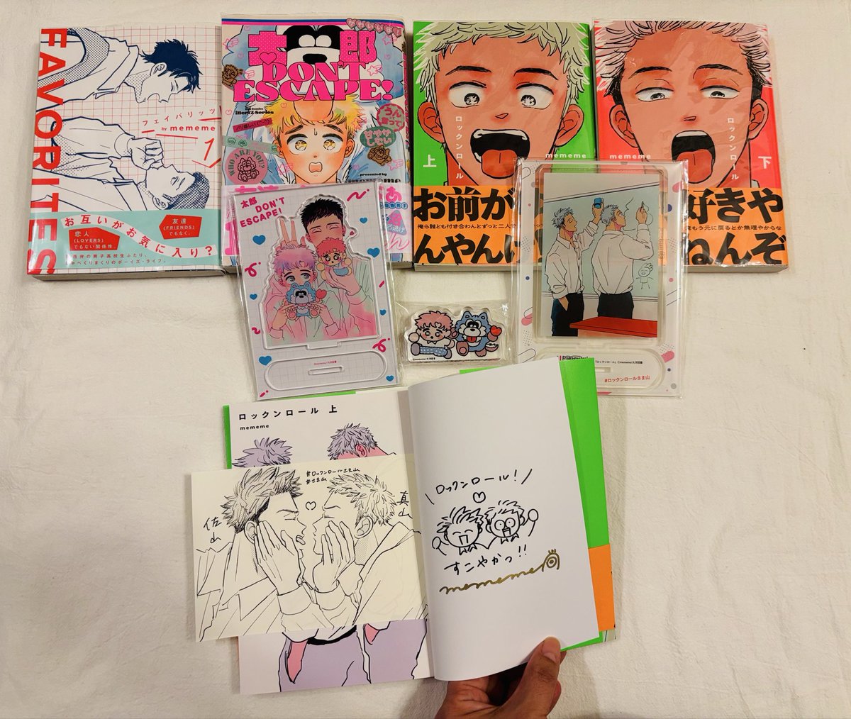 [直筆イラストサイン入り] FAVORITES フェイバリッツ mememe 直筆イラストサイン入り] FAVORITES フェイバリッツ mememe