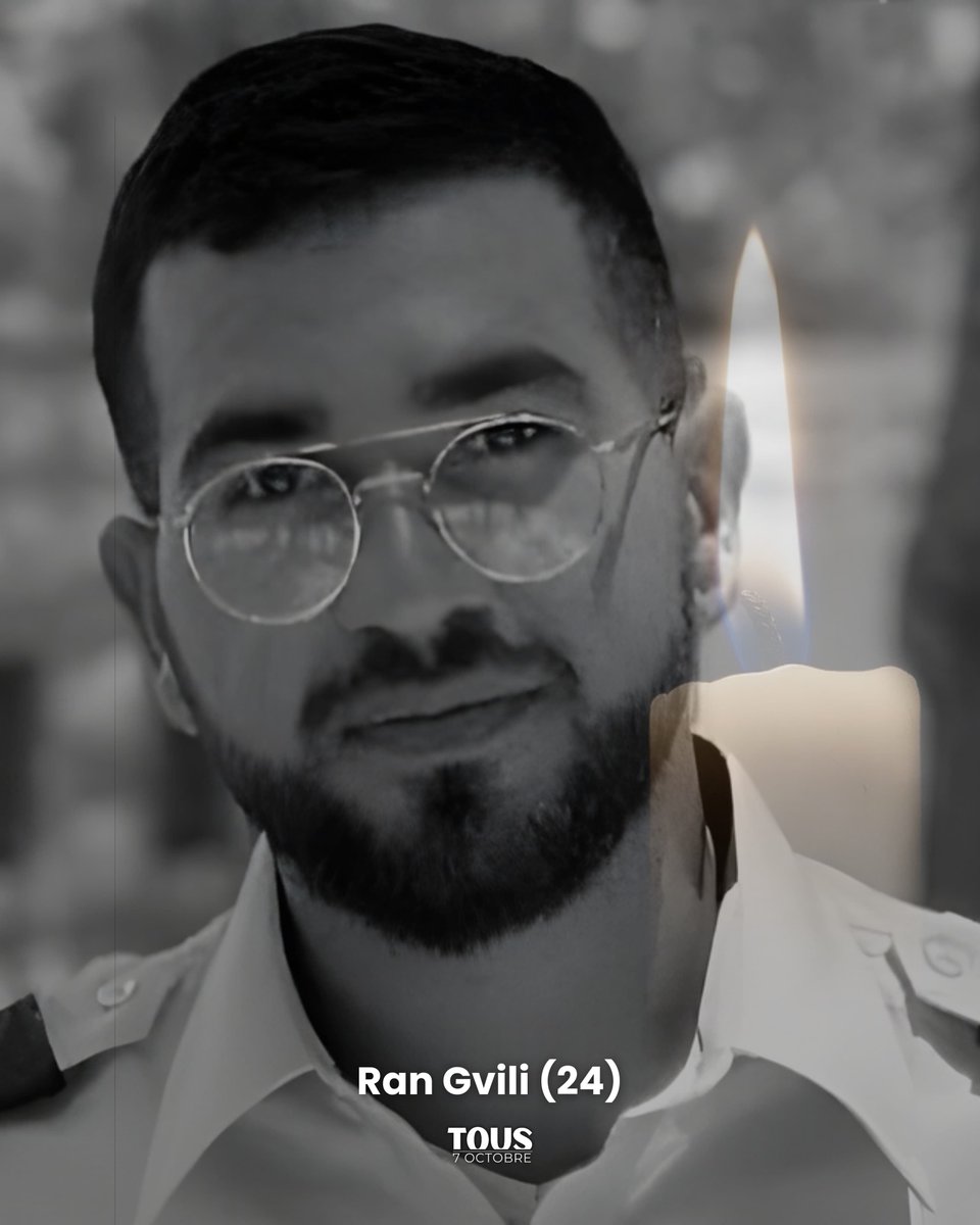 Ran Gvili est rentré chez lui.
Dernier otage détenu à Gaza, il est désormais revenu auprès des siens.

Premier à se lever pour défendre.
Dernier à revenir.

Sergent-chef de la police israélienne, combattant au sein de l’unité YASSAM Negev dans le district sud, Ran Gvili était