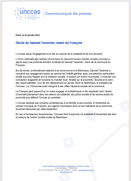 Unccas. Les élus locaux au service des solidarités tweet media