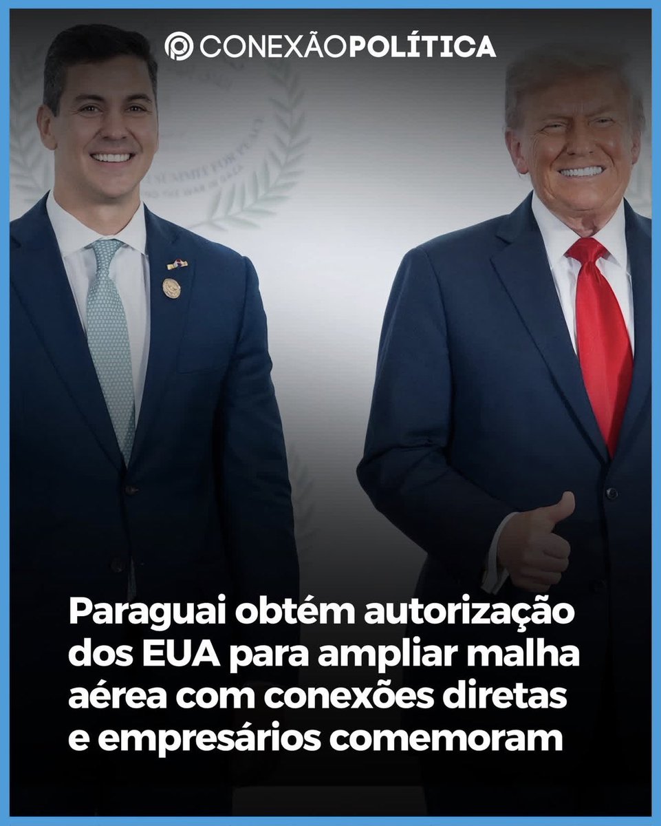 E Lula cancelando isenção de visto para turista americano vir para o Brasil. A quem isso interessa? Certamente não é ao povo brasileiro.

Parabéns para o Presidente paraguaio <a href="/SantiPenap/">Santiago Peña</a>, está nadando de braçada na América do Sul.