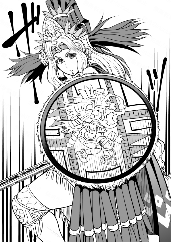 ガードカウンターの構えをとる今日のお姉さん🛡 