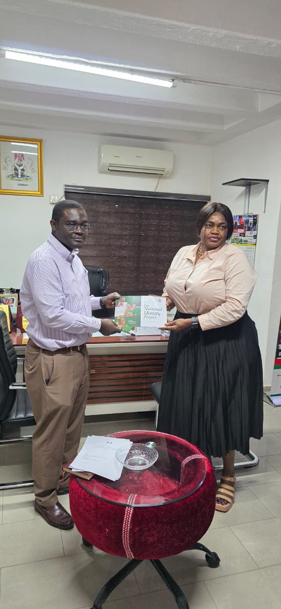 Vhdorg's tweet photo. On January 22, 2026, our CEO Dr. Olusesan Makinde presented "Kick for Identity" at the @NOA_Nigeria, a pioneering initiative using football to boost birth registration awareness. https://t.co/m0OBkd2tI0