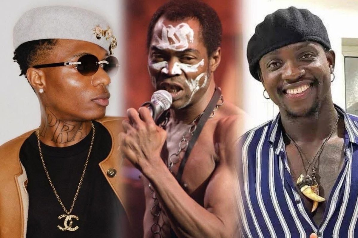 WilyBaba's tweet photo. As musicians, we stand on the shoulders of legends. Disrespecting Fela is disrespecting Afrobeat itself. https://t.co/CirS38dUNr