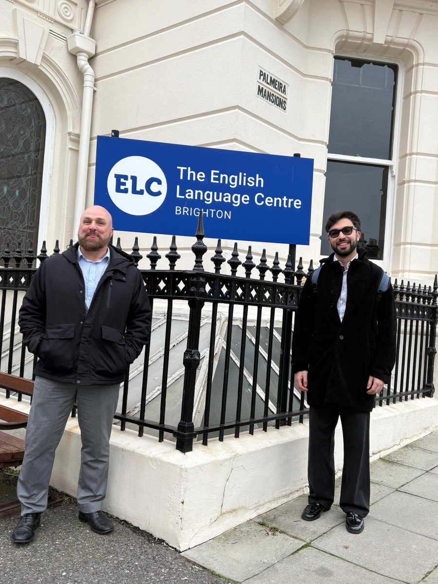 Phil Hopkins, ELC's CEO was delighted to show reps of DBT around our school today. As well as discussing ways DBT can support, it was a pleasure to show the historic building that forms part of ELC Brighton.

#elcschools #elcbrighton #studyworld26 #beautifulbrighton #learnenglish