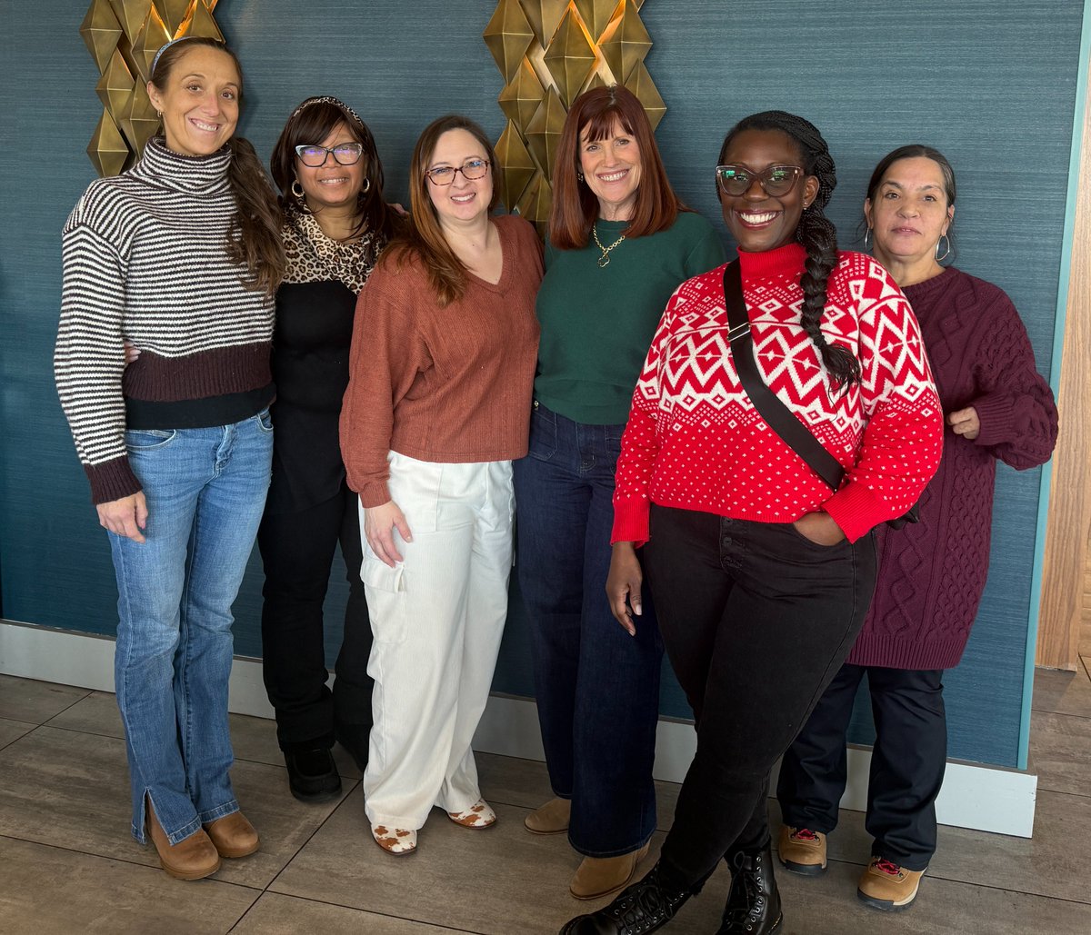Our CARES Committee Board celebrated a well-deserved luncheon for their hard work in 2025. Thank you for an incredible year, Elena Sullivan, Carlette Merrill, Dina Beck, Keiren Dunfee, Meiyata Kurmue, Lilly Krupa, and Brianna Marburg &amp; Brian Feeley (not pictured) #CorpSynCARES